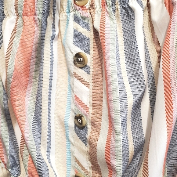 Hint of Blush Multicolor Strapless Tube Jumpsuit Size L - Picture 2 of 6